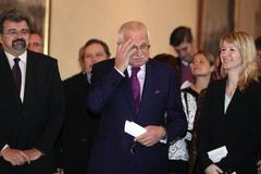 Václav Klaus křtí knihu Evropská integrace bez iluzí