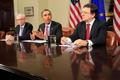 Van Rompuy, Obama a Barroso ve Washingtonu