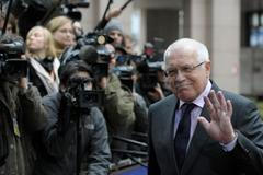 Prezident Václav Klaus na setkání lídrů EU
