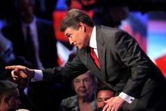 USA - Rick Perry během debaty rep. kandidátů v Tampě na Floridě