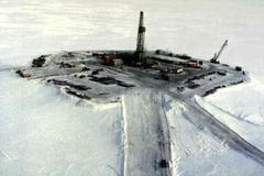 Ropa u břehů Aljašky