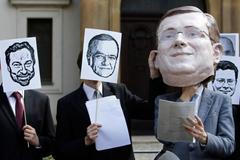 Protest proti vládě Petra Nečase