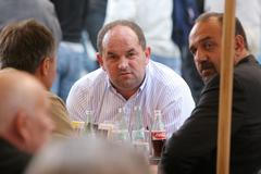 Miroslav Pelta a exposlanec Michal Kraus v Mnichově