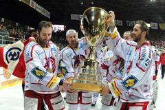 Oslavy titulu - Třinec (Radek Bonk, Jan Peterek, Daniel Seman, Ladislav Kohn)