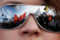 Demonstrace proti ruským volbám - Stavropol