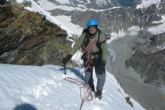 Horolezec Marek Novotný