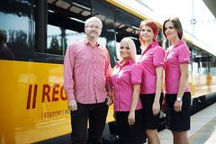 Žluté vlaky Regiojet