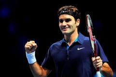 Turnaj mistrů: Federer se raduje z postupu do finále