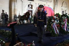 Rozloučení s Václavem Havlem ve Vladislavském sále