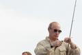 Putin a Medveděv na rybách