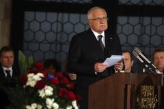 Smutečním ceremoniál ve Vladislavském sále