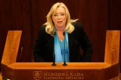 Iveta Radičová v parlamentu