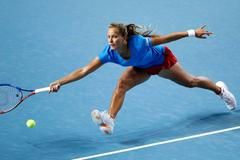 Fed Cup: Belgie - Česká republika (Záhlavová-Strýcová)