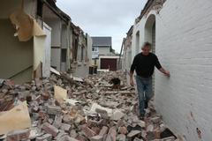 Zemětřesení - Nový Zéland - foto od Čechů