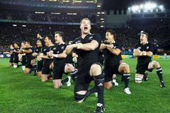 MS v ragby Nový Zéland tanec Haka