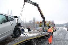 Dopravní nehoda u Loun