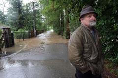 Velká voda pod Orlickými horami