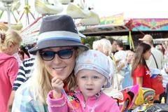 Klaun v kladenské nemocnici- Zuzana Belohorcová s dcerou