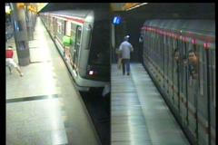 Napadení v metru ve stanici Rajská Zahrada