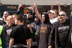 Pochod extrémistů Přerovem