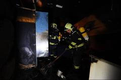 Požár bytu v Legerově, Praha