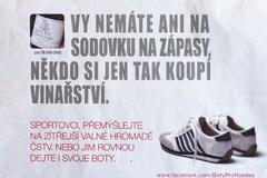 Boj o Sazku a Hušáka - letáky a inzeráty