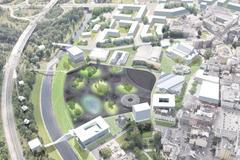 Ostrava - Černá louka - vizualizace