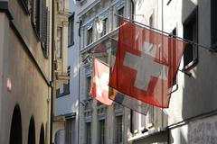 švýcarsko vlajka ulice