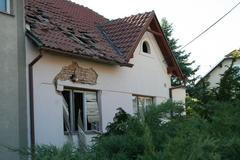 Výbuch domku v Letovicích