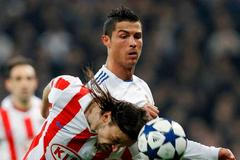 Tomáš Ujfaluši a Cristiano Ronaldo