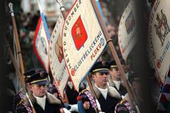 Vojenský smuteční ceremoniál na Hradě