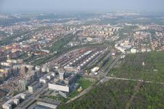 Nákladové nádraží Žižkov - návrh Sekyra Group