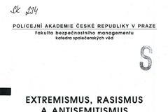 Skripta Extremismus, rasismus a antisemitismus