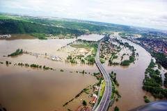 Foto: Povodeň z ptačí perspektivy