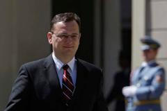 Petr Nečas - tisková konference po jmenování premiérem