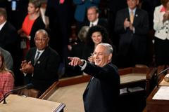 Benjamin Netanjahu v americkém Kongresu