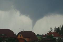 Tornádo nad Starými Čivicemi