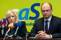 Iveta Radičová a Richard Sulík na tiskovkce (SaS)