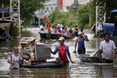 Thajsko postihly nejhorší záplavy za posledních 50 let
