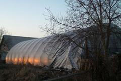 Požár skladu keramiky v Moravčicích na Jičínsku