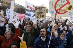 Demonstrace zdravotně postižených