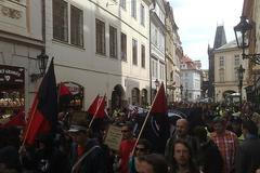 Prvomájový pochod anarchistů v Praze