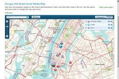 occupy social media map