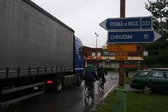 Kamiony v Dašicích