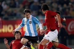 Argentina - Albánie (Messi)