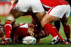 MS v ragby: Francie - Wales (Alun Wyn Jones)