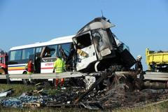 Nehoda autobusu v Maďarsku