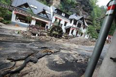 Povodně - Hřensko a Bílý kostel