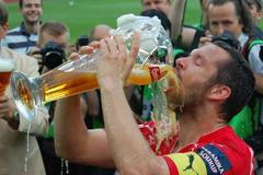 Horváth slaví titul Plzně v roce 2011