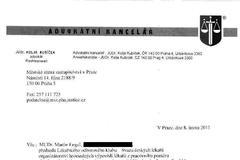 Kubíček - Trestní oznámení na Engela